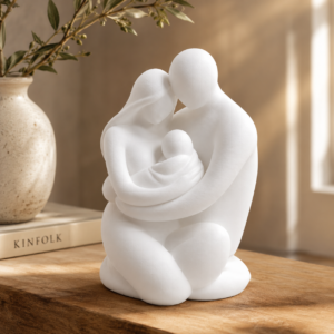 Escultura Decorativa Família com Bebê | Decoração