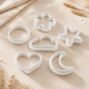 Kit Com 6 Cortadores de Biscoitos Formas Básicas