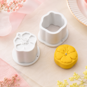 Modelador Ejetor Flor de Hibisco para Doces Finos, Brigadeiros e Massas